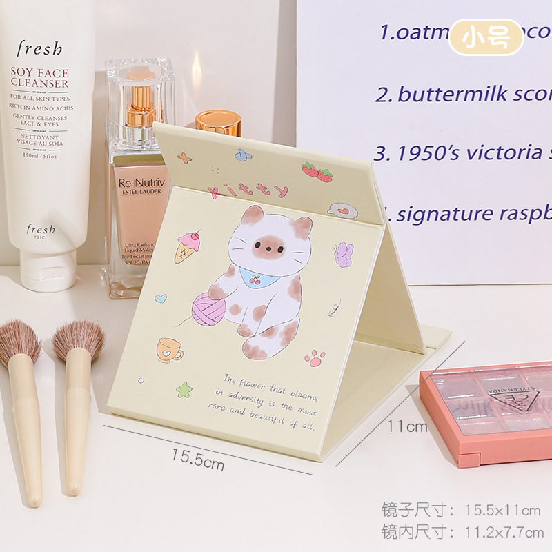 Gương gập hình mèo size nhỏ