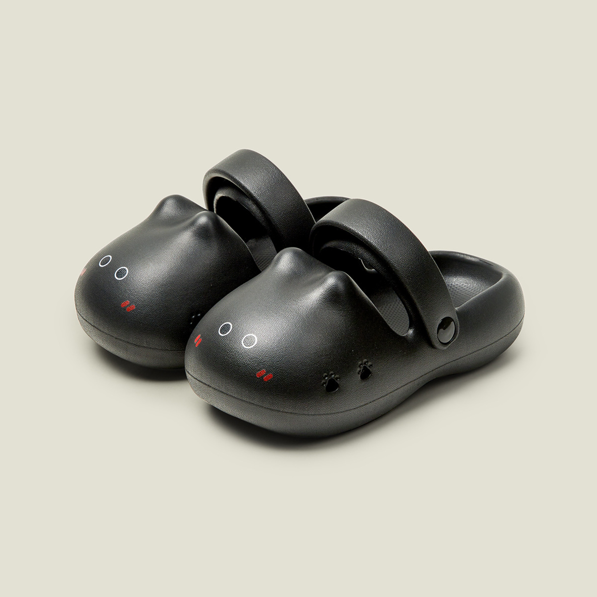 Dép sục hình đầu mèo dễ thương cho trẻ em