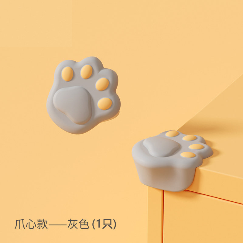 Miếng silicon bảo vệ góc bàn hình chân mèo