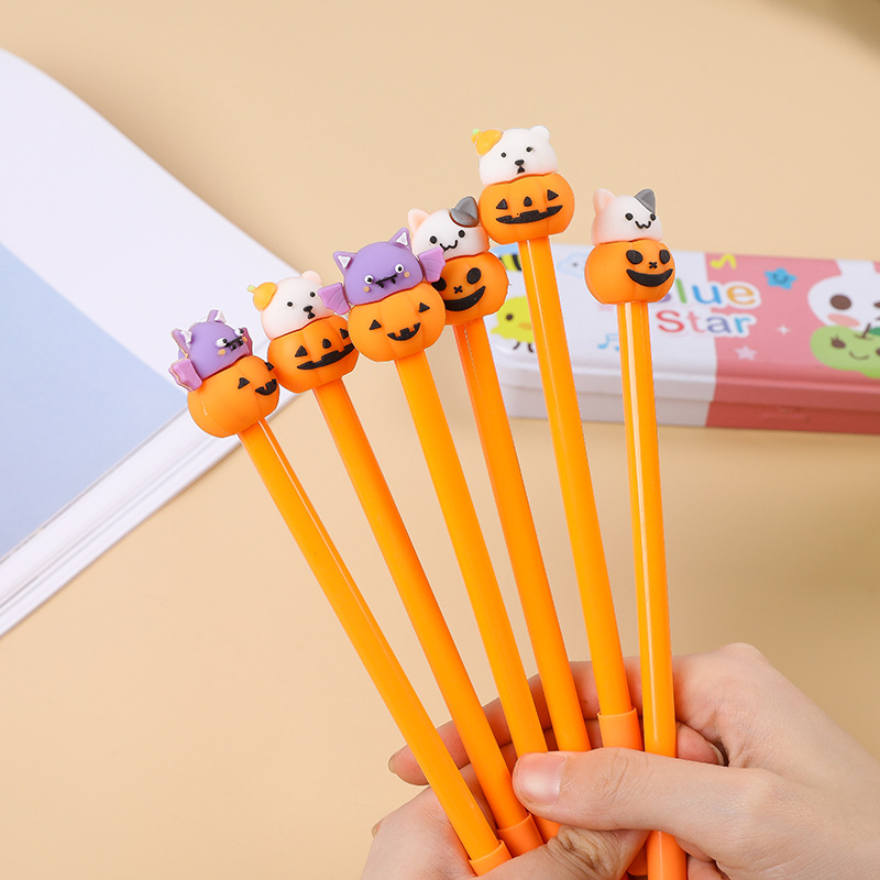 Bút bi mèo bí ngô Halloween
