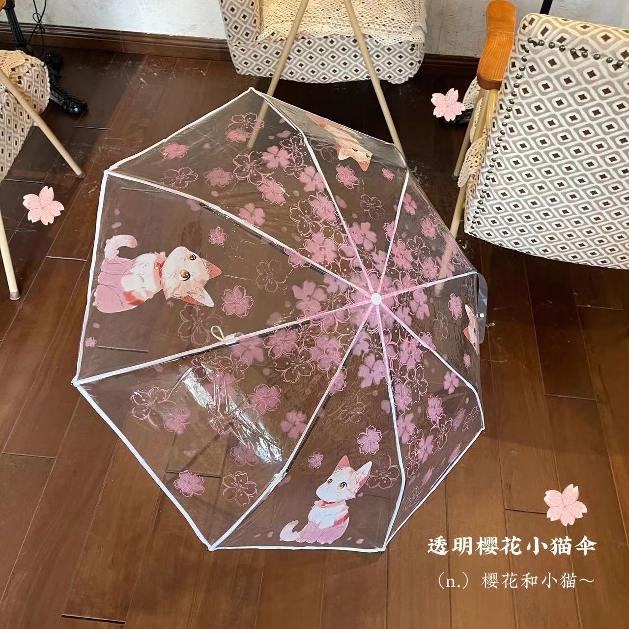 Ô trong suốt họa tiết hình mèo