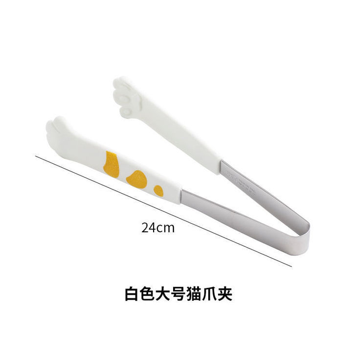 Kẹp gắp thức ăn, bánh hoạ tiết chân mè