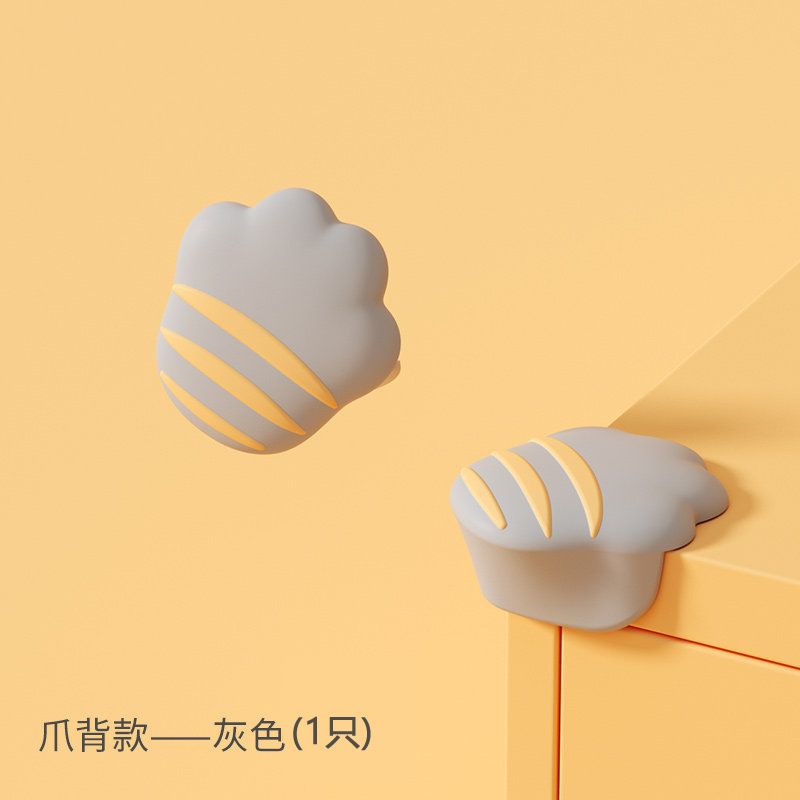 Miếng silicon bảo vệ góc bàn hình chân mèo