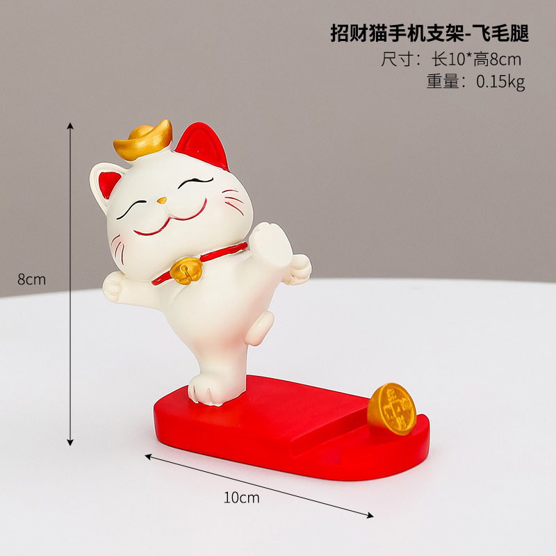 Giá đỡ điện thoại hình mèo thần tài