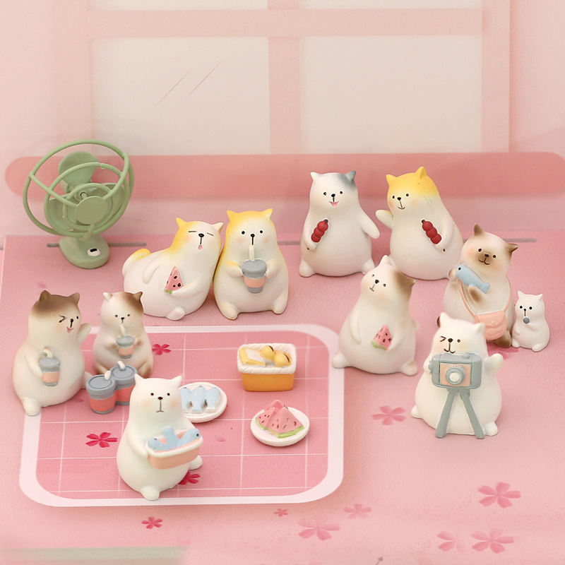 Bộ Blind Box Mèo Dã Ngoại - Set gồm 10 hộp