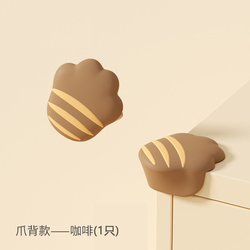 Miếng silicon bảo vệ góc bàn hình chân mèo