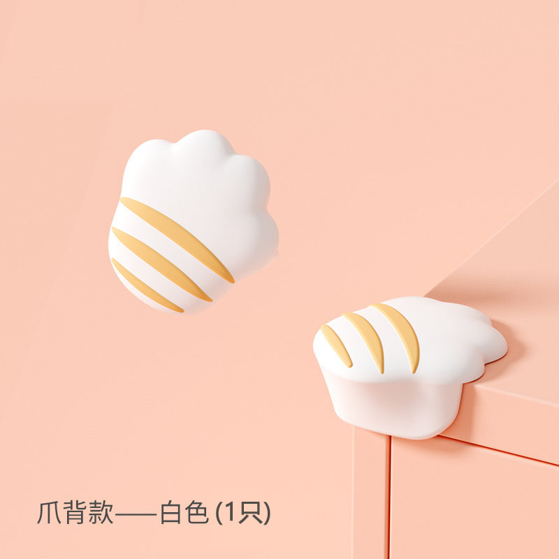 Miếng silicon bảo vệ góc bàn hình chân mèo