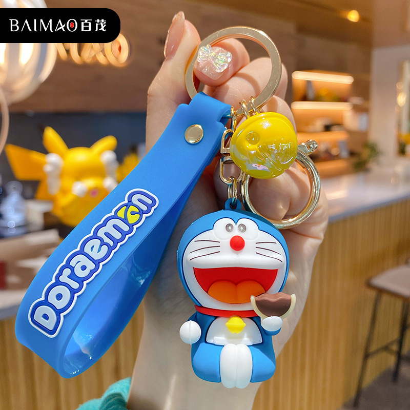 Móc khóa hình Doraemon và Doraemi