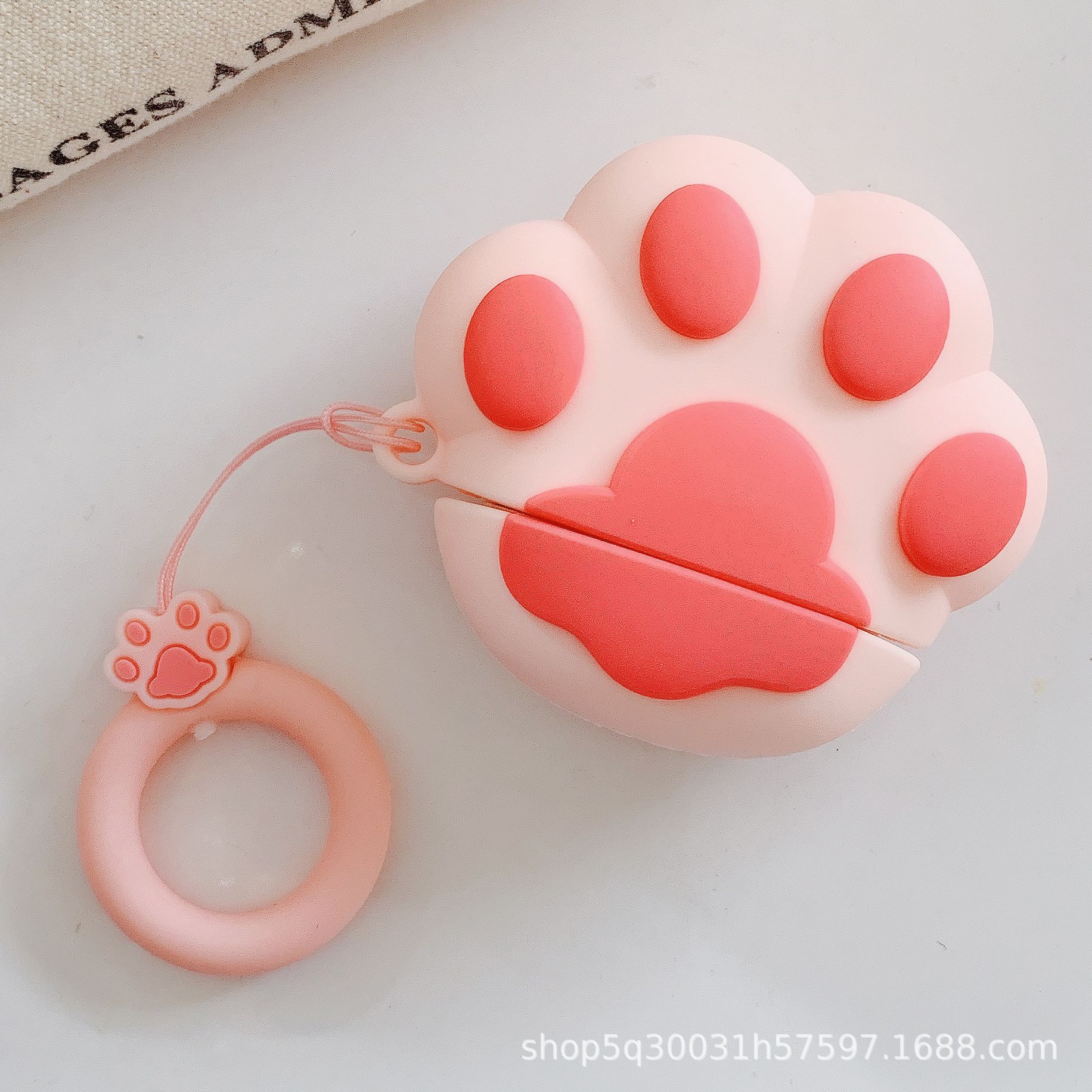 Case tai nghe Airpods hình chân mèo