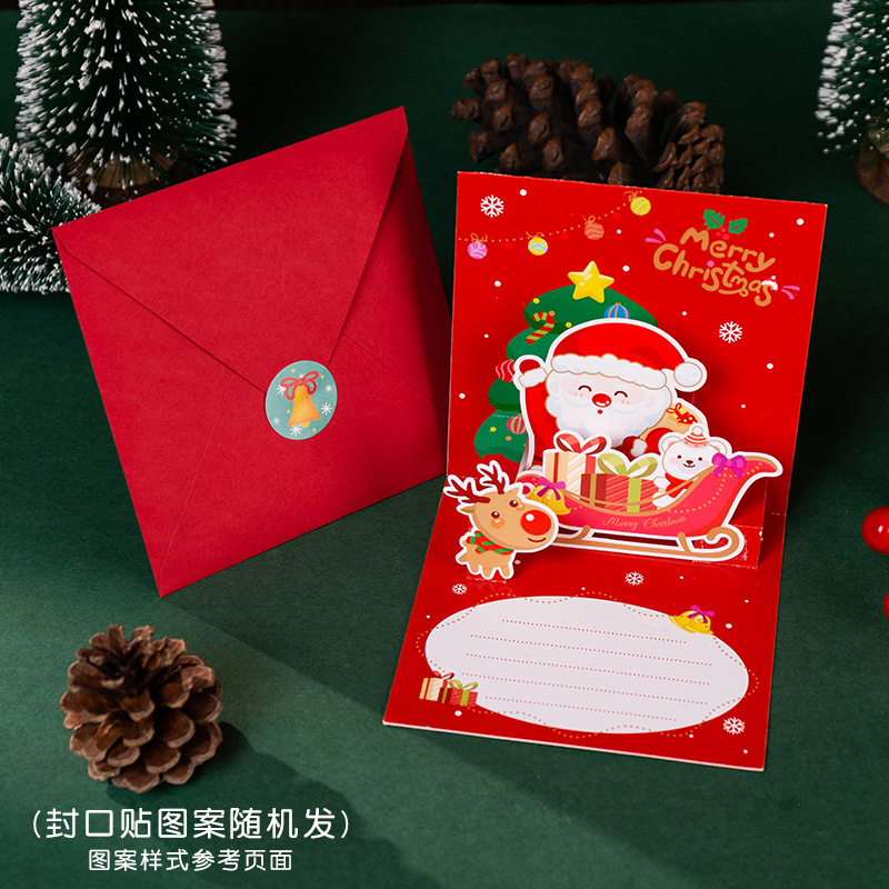 Thiệp 3D giáng sinh đáng yêu