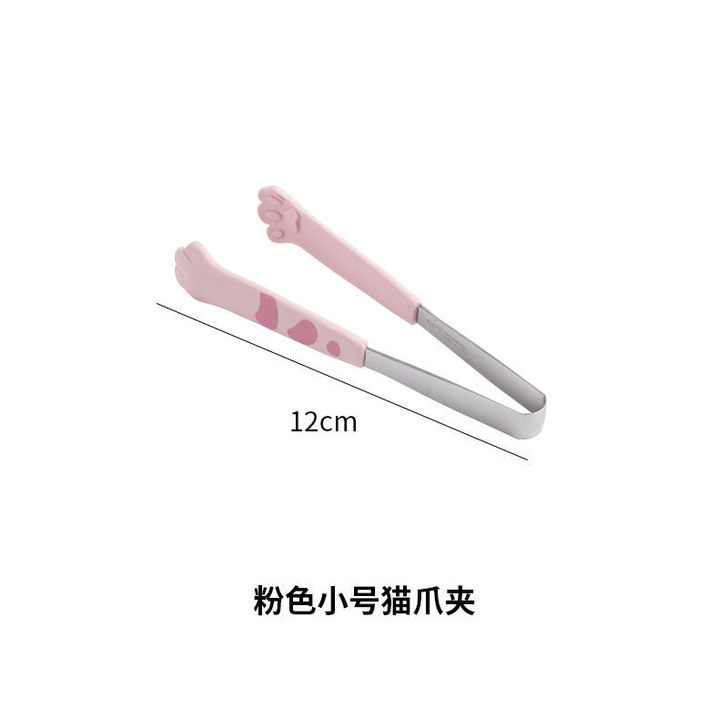 Kẹp gắp thức ăn, bánh hoạ tiết chân mè