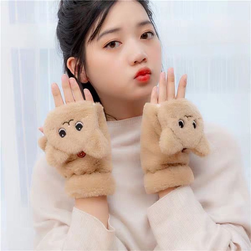 Găng Tay Nữ Dễ Thương Giữ Ấm Thời Trang Mùa Đông Mùa Lạnh Hình Mèo Dễ Thương Phong Cách Hàn Quốc Quà Tặng Bạn Gái