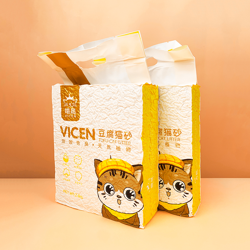Vicen Cát vệ sinh mèo Geisha Cat Xài khử mùi tốt không bụi vón nhanh túi 6L/2.4kg