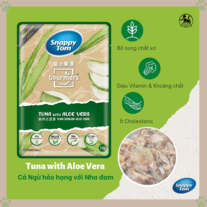 Pate mèo Snappy Tom trái cây 70g đủ vị hàng nhập khẩu chính hãng