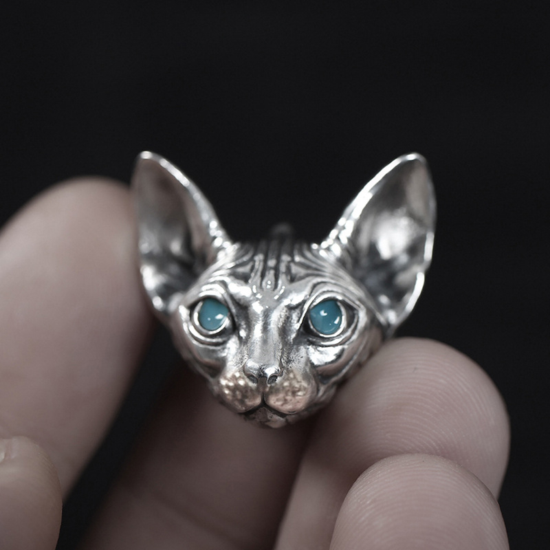 Bông Tai Độc Lạ Hình Mèo Ai Cập Sphynx  Bằng Đồng - Phong Cách Thời Trang Cá Tính