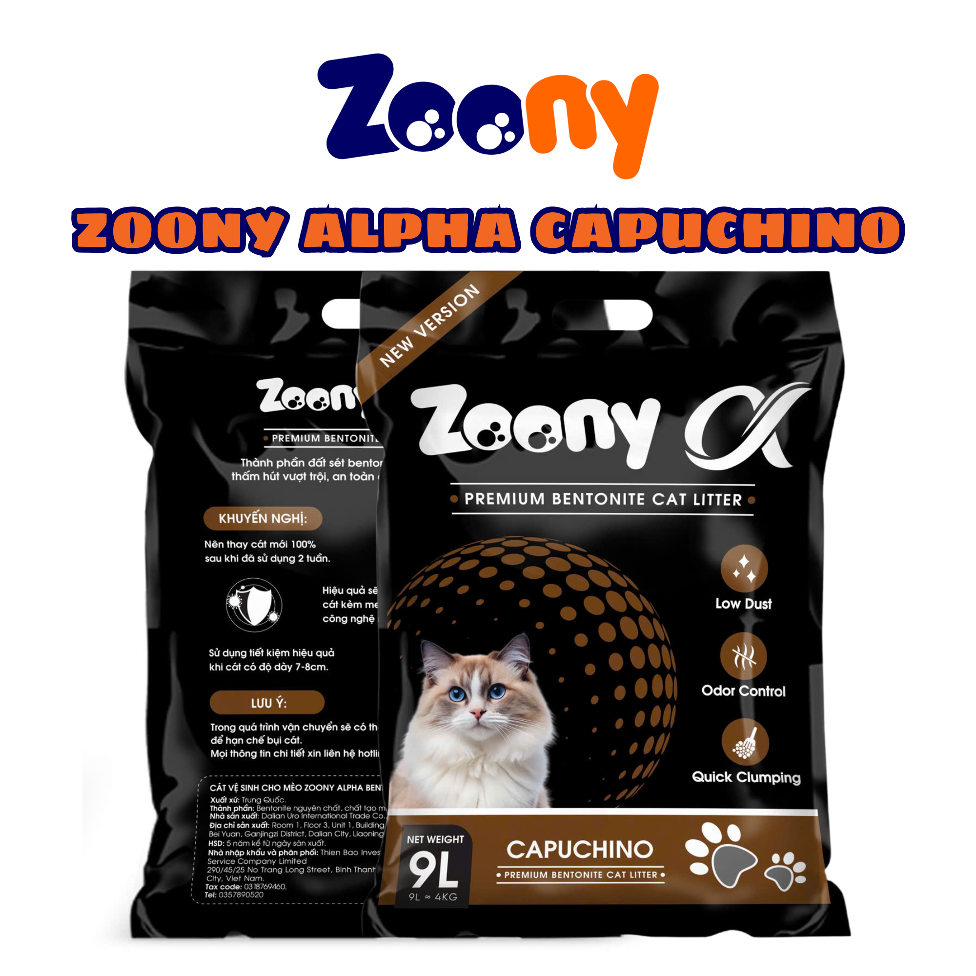TẢI 6 TÚI CÁT VỆ SINH ZOONY ALPHA
