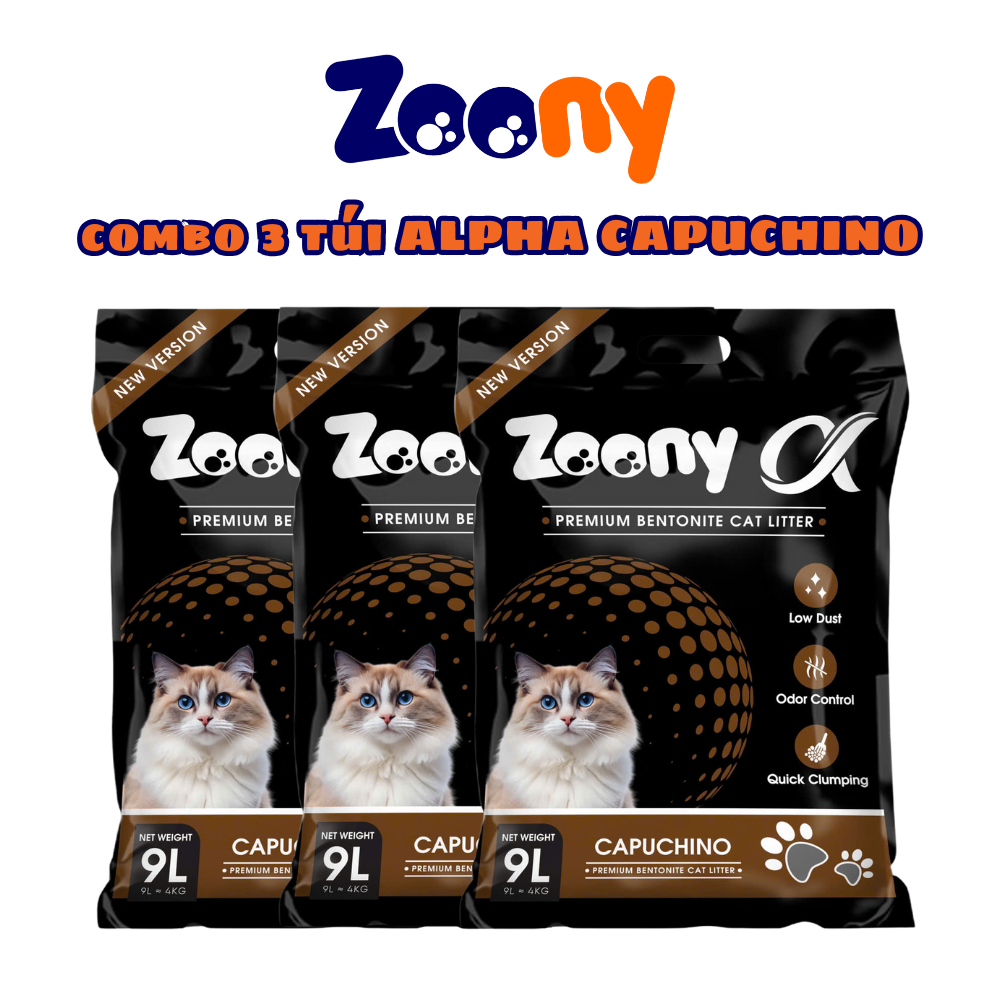 TẢI 6 TÚI CÁT VỆ SINH ZOONY ALPHA