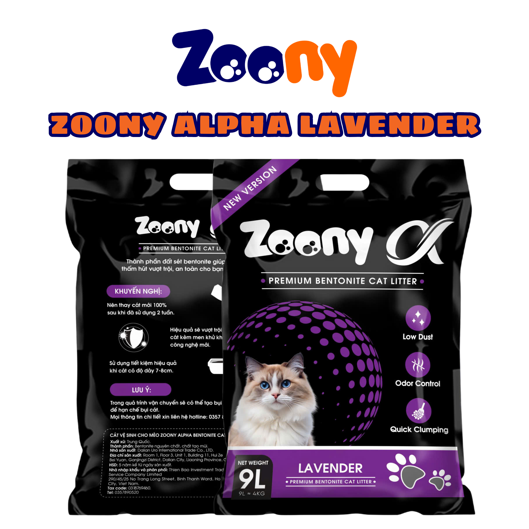 TẢI 6 TÚI CÁT VỆ SINH ZOONY ALPHA
