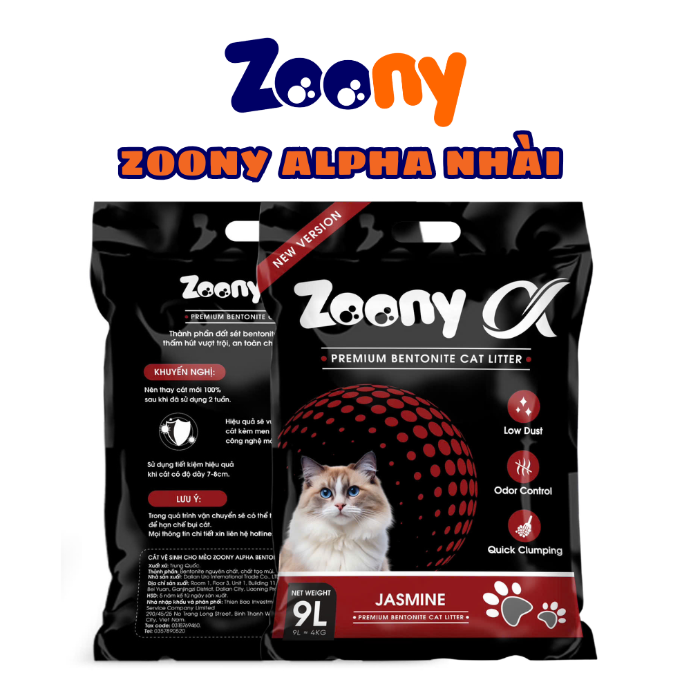 TẢI 6 TÚI CÁT VỆ SINH ZOONY ALPHA