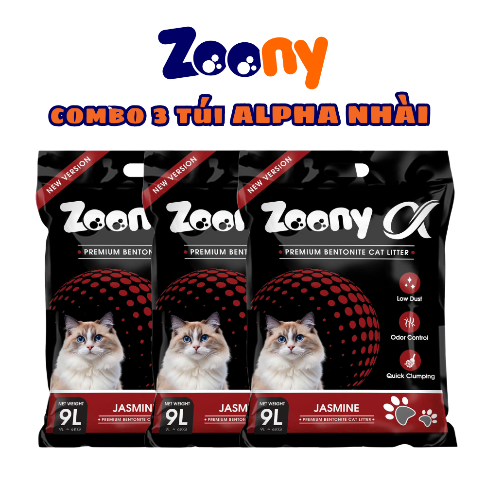 TẢI 6 TÚI CÁT VỆ SINH ZOONY ALPHA