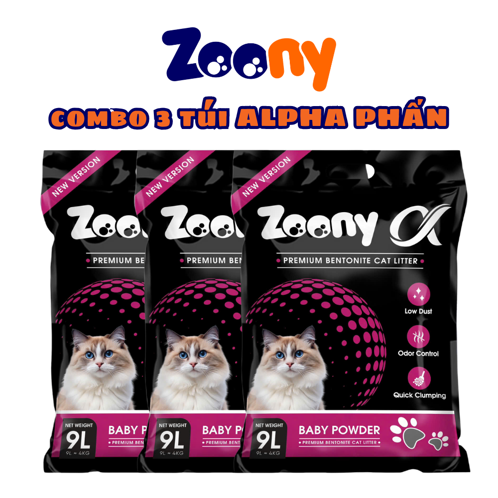 TẢI 6 TÚI CÁT VỆ SINH ZOONY ALPHA