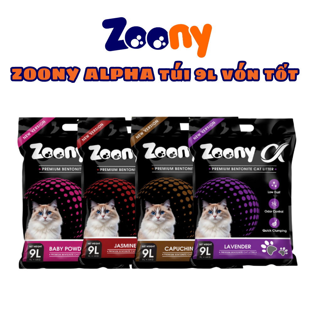 TẢI 6 TÚI CÁT VỆ SINH ZOONY ALPHA