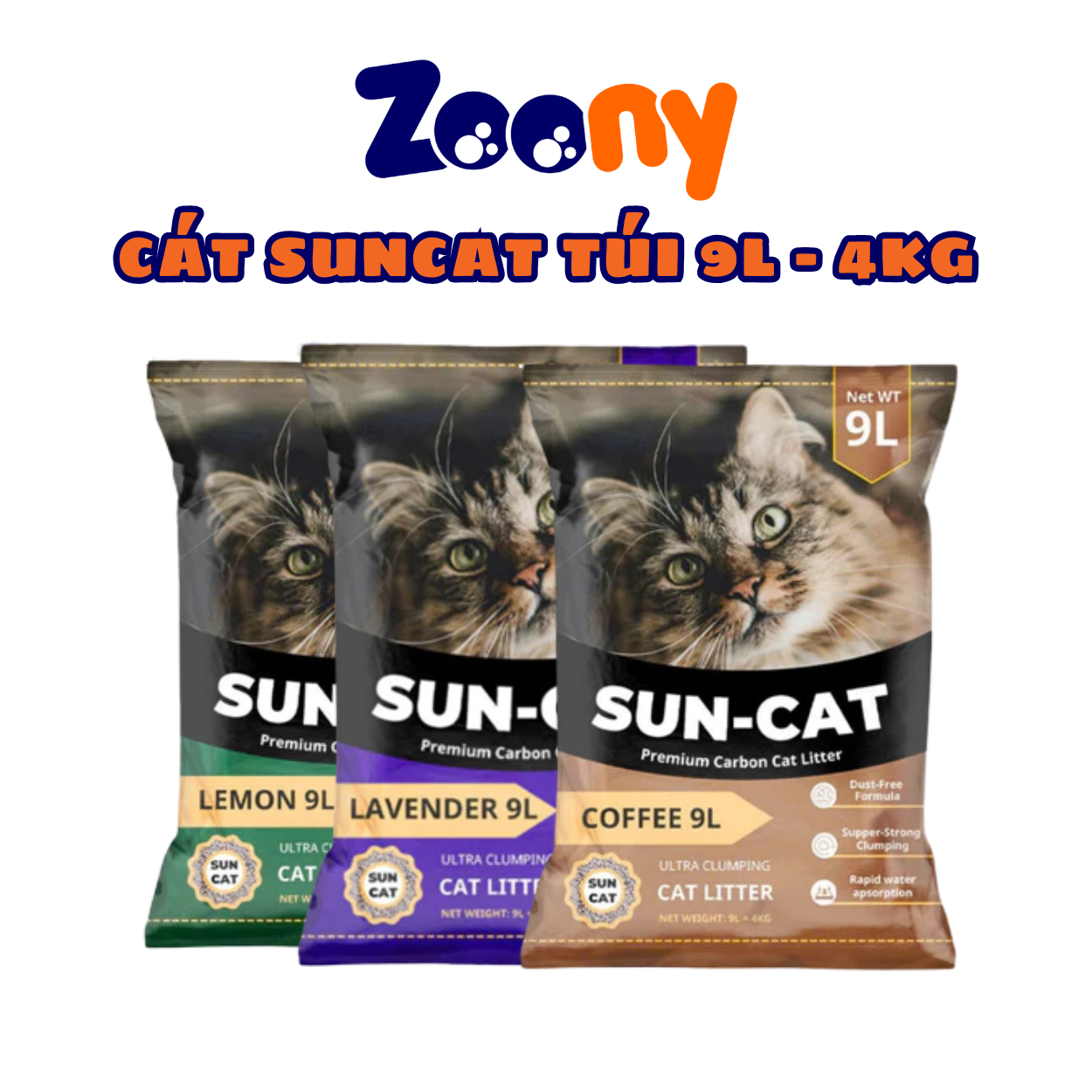 CÁT ĐẤT SÉT SUNCAT 9L