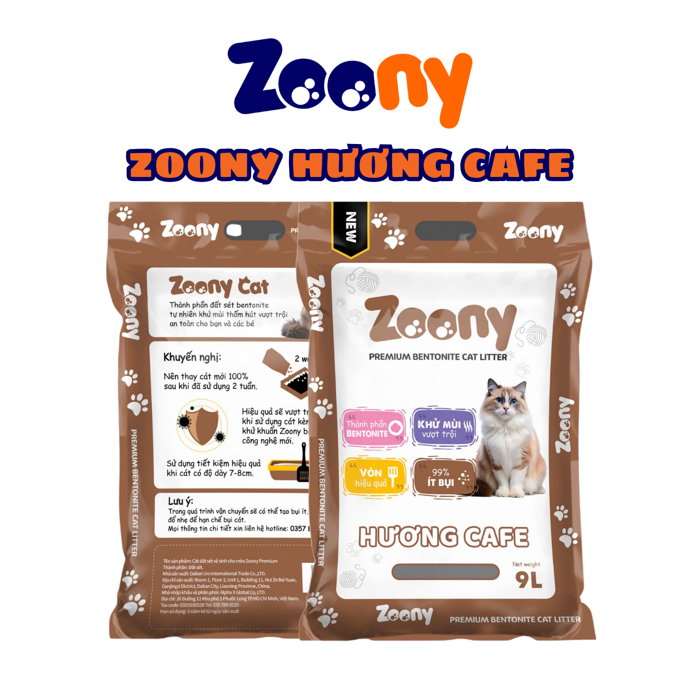 TẢI 6 TÚI CÁT VỆ SINH ZOONY