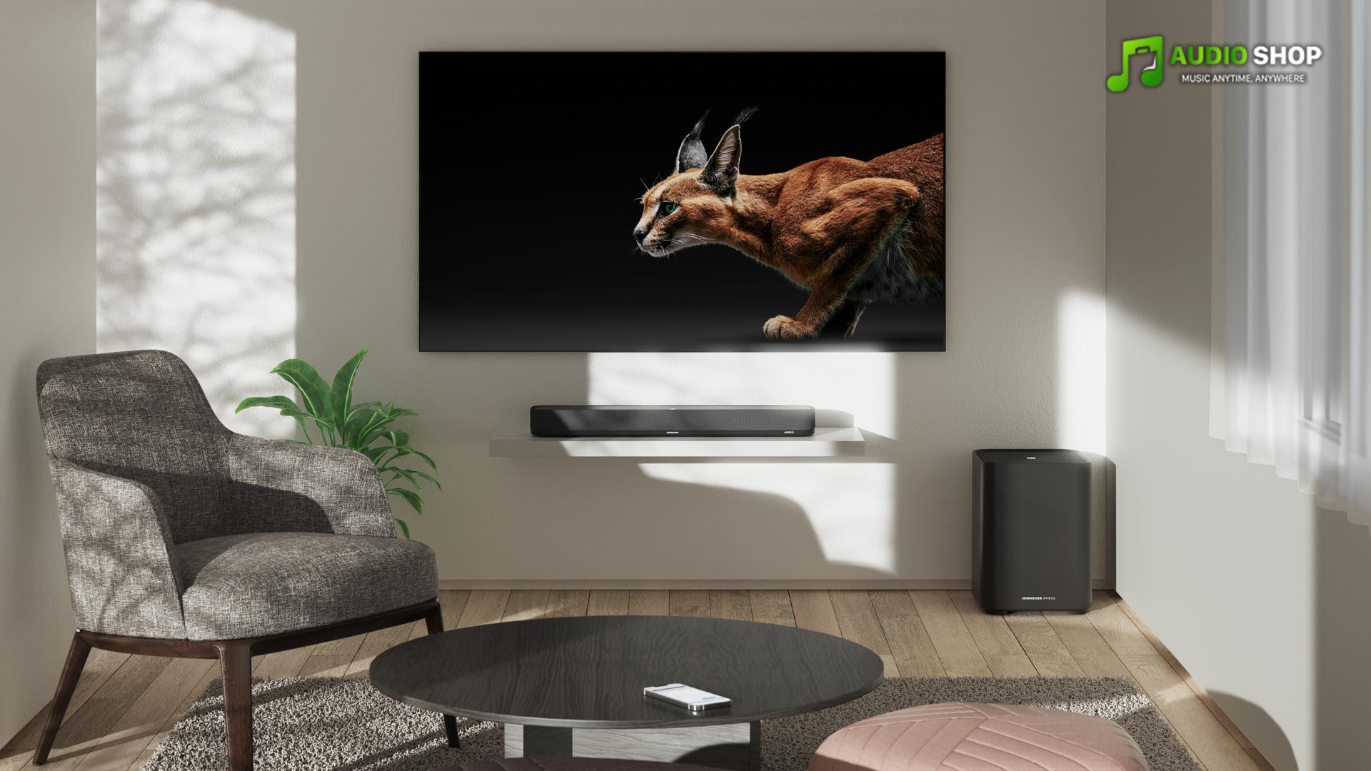 LOA TIVI SENNHEISER AMBEO SOUNDBAR MINI: TÁC PHẨM NGHỆ THUẬT ÂM THANH VÔ CÙNG NHỎ GỌN