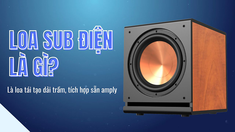 Loa sub điện là gì? Cấu tạo, chức năng, lợi ích khi sử dụng