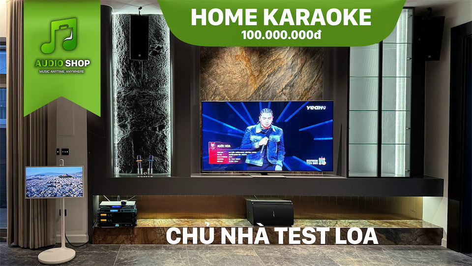[Home Karaoke] Vinhome RiverSide - Khách test loa cực mượt combo 100 củ