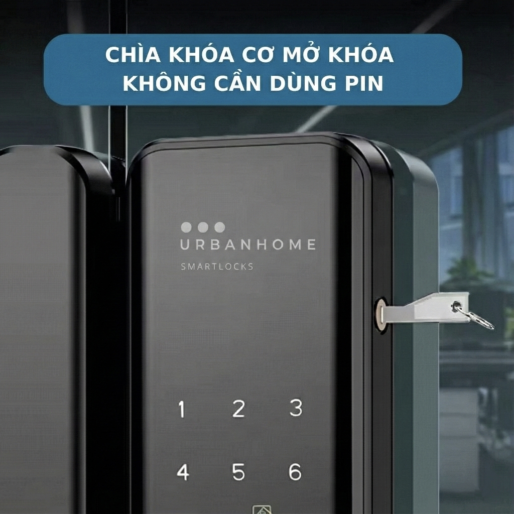 Khóa Urbanhome CK2 ( Khóa cửa kính)