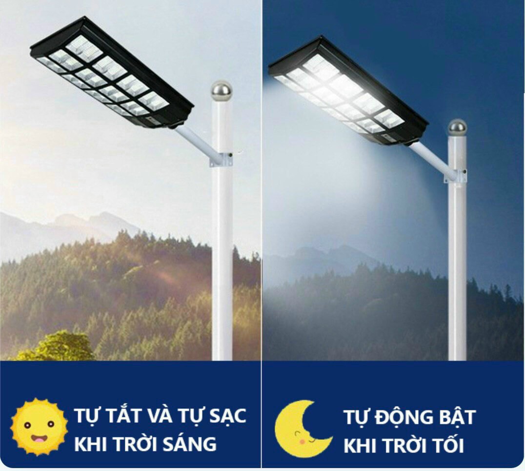 Đèn năng lượng mặt trời liền thể 400W ( Made in VietNam)
