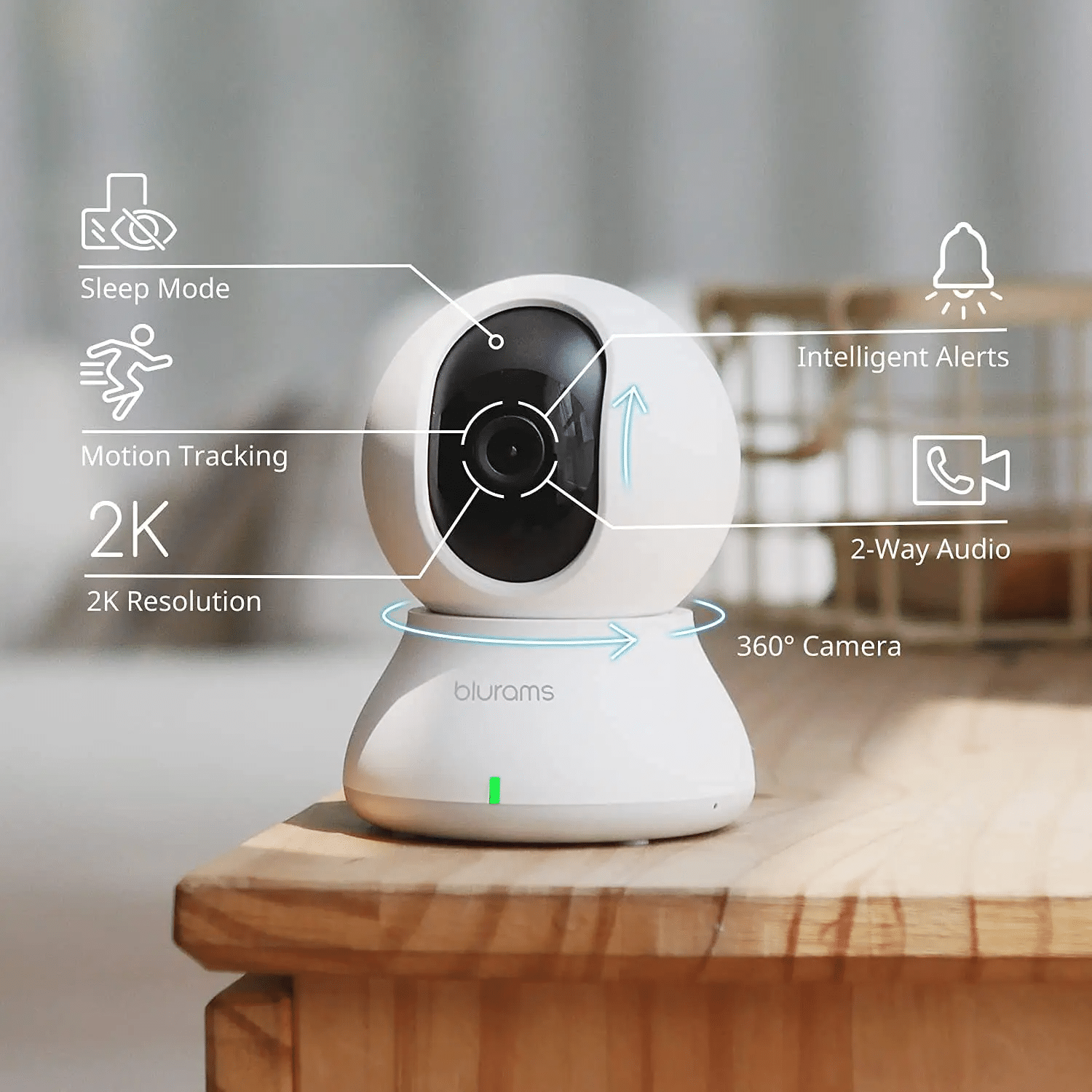 Camera An Ninh Blurams PTZ Dome Security 2K – A31