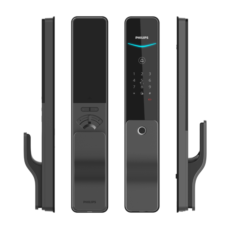 Khóa cửa vân tay Philips DDL801-5HBS – Kết nối Wifi