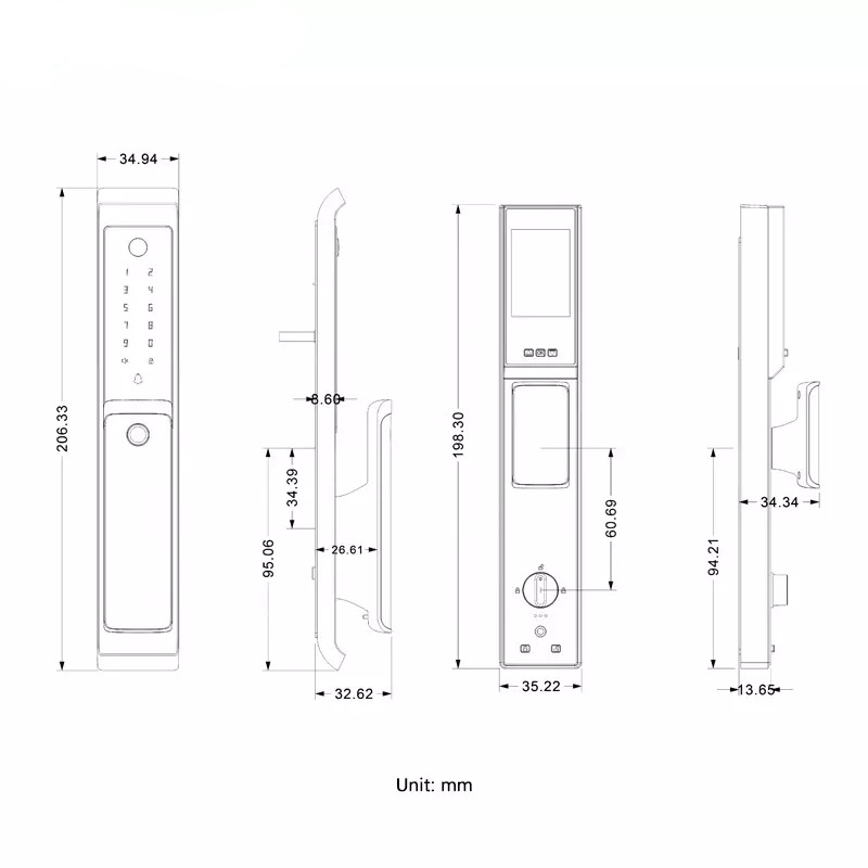 Khóa Urbanhome P3 Luxury 9 in 1