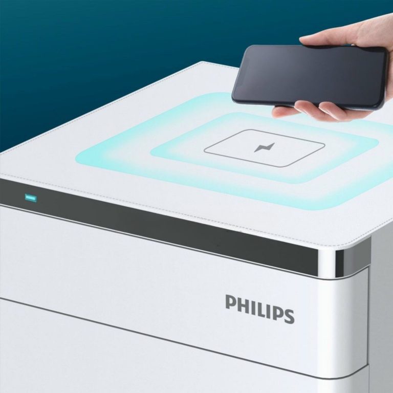 Két sắt thông minh Philips SBX301 – Tích hợp sạc không dây