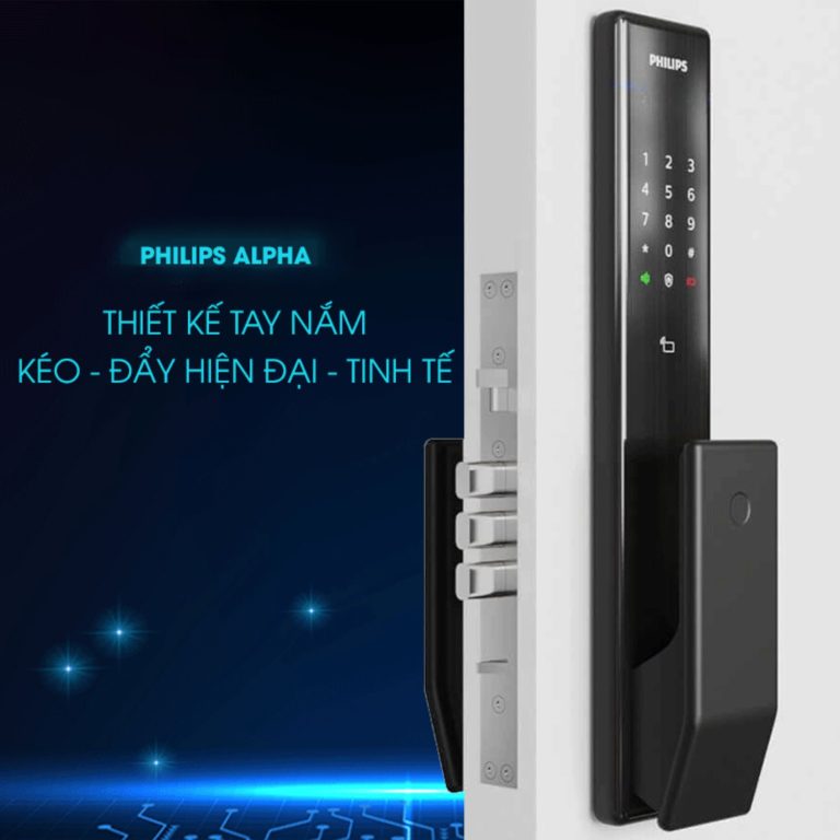 Khóa cửa vân tay Philips Alpha