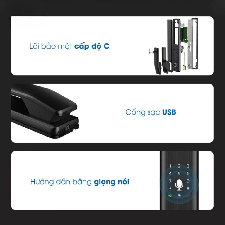 Khóa cửa vân tay Philips Alpha