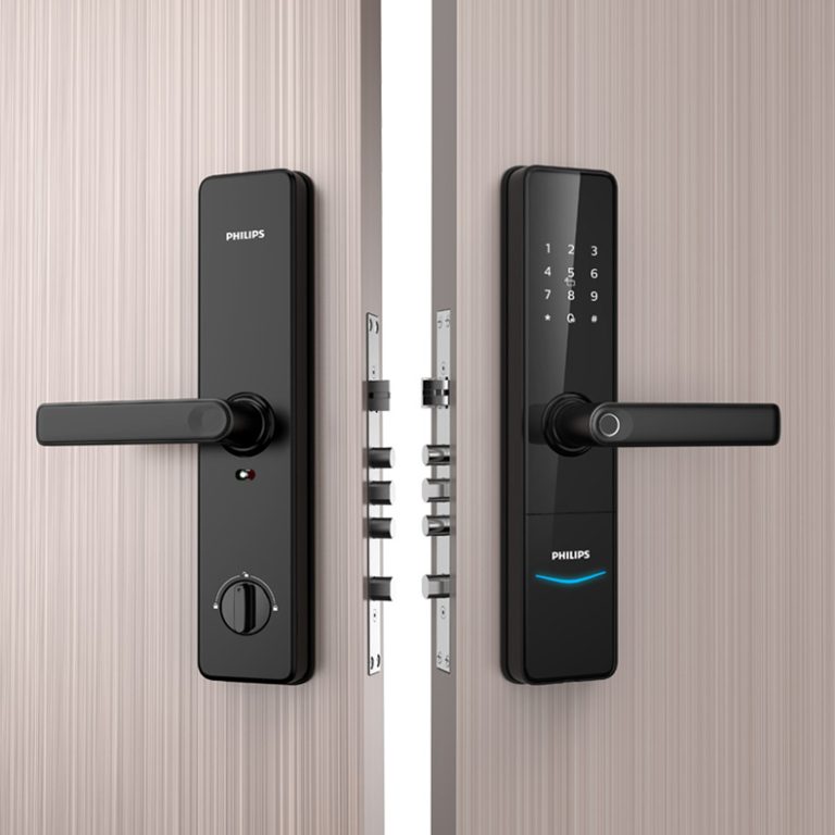 Khoá cửa vân tay Philips DDL603E – Kết nối Wifi