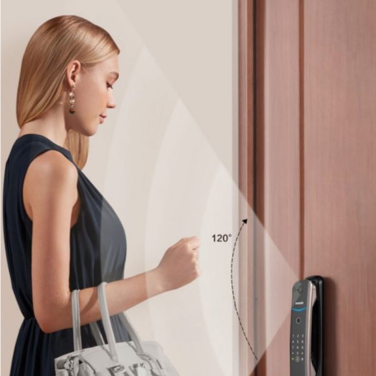 Khóa cửa vân tay Philips DDL702-1HWS – Tích hợp chuông hình, Wifi
