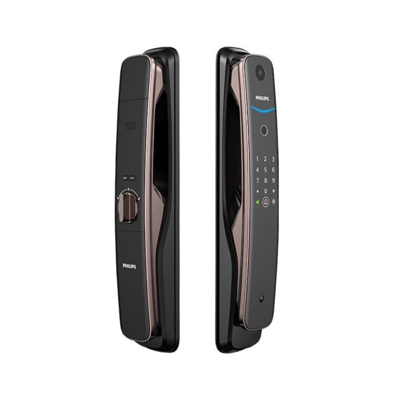 Khóa cửa vân tay Philips DDL702-1HWS – Tích hợp chuông hình, Wifi