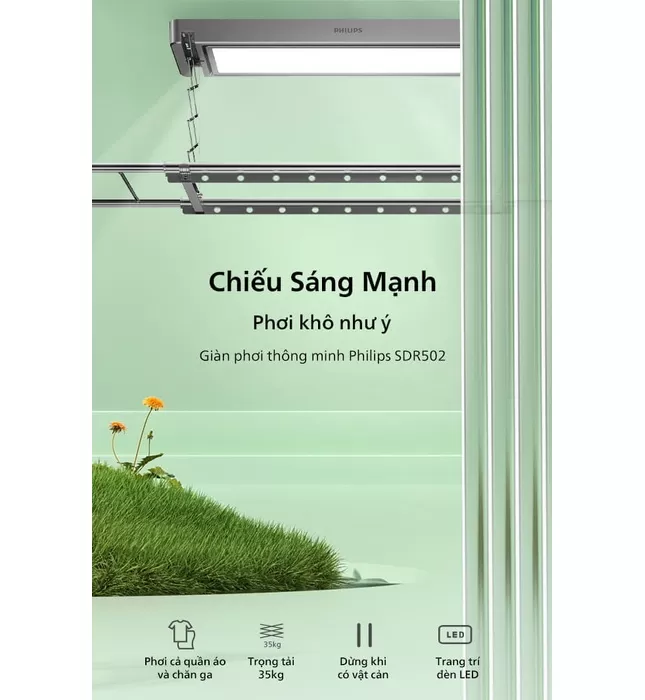 Giàn phơi thông minh Philips SDR502-AB0