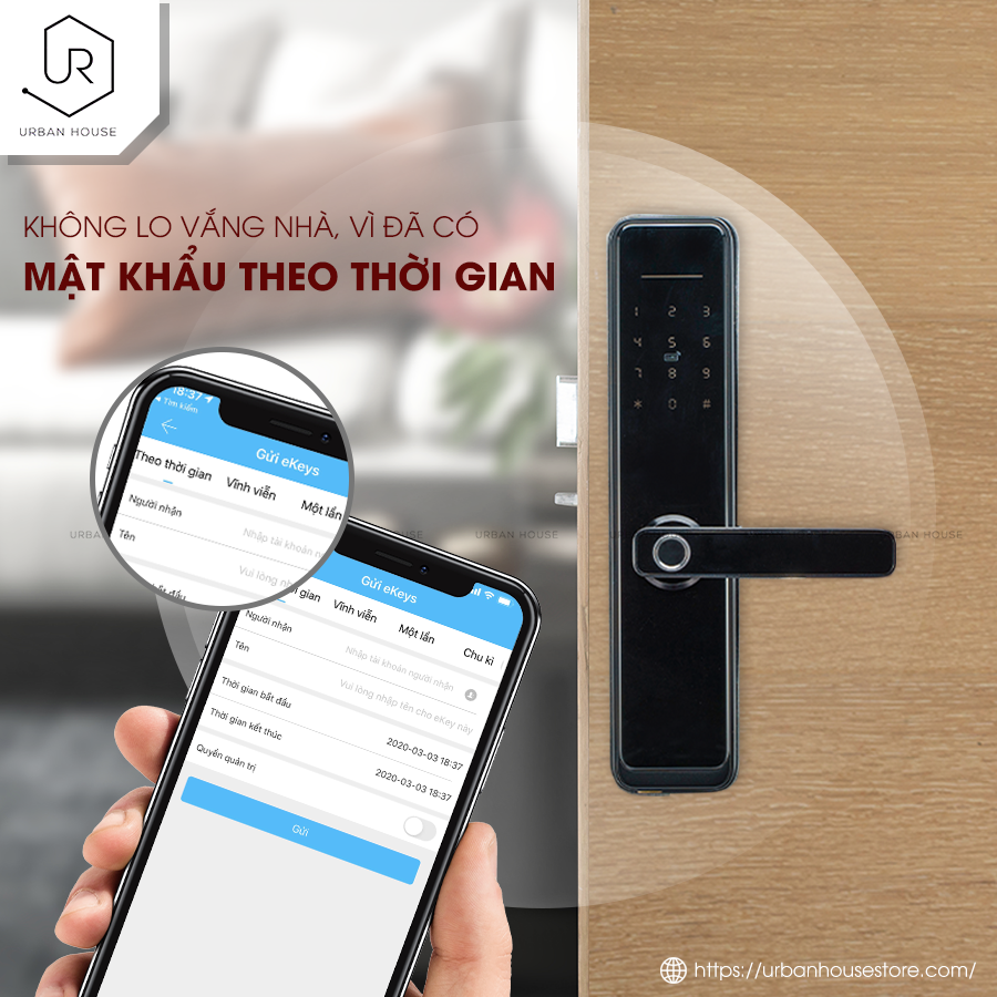 Khoá Urbanhome C2 Edition 7 in 1