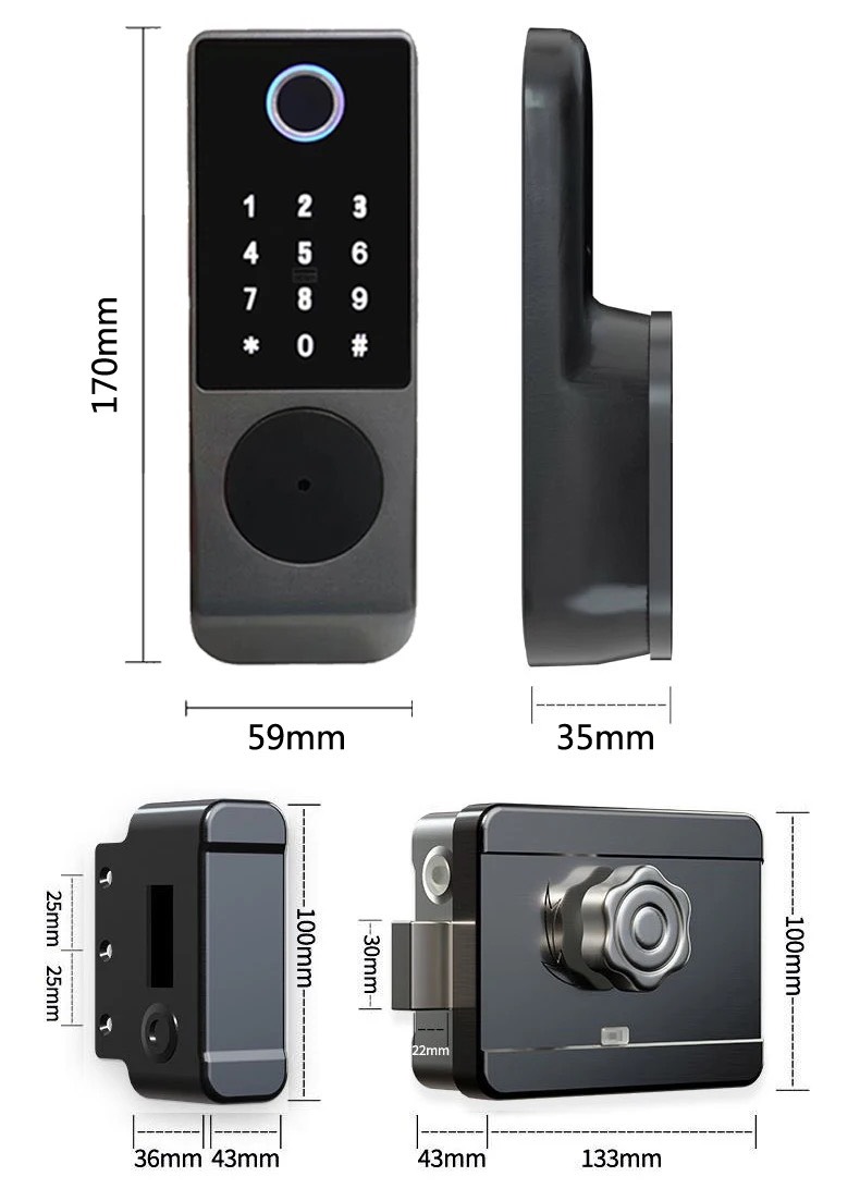 Khoá Urbanhome CS2 ( Phù hợp cửa cổng ngoài trời, chịu mưa, nắng)