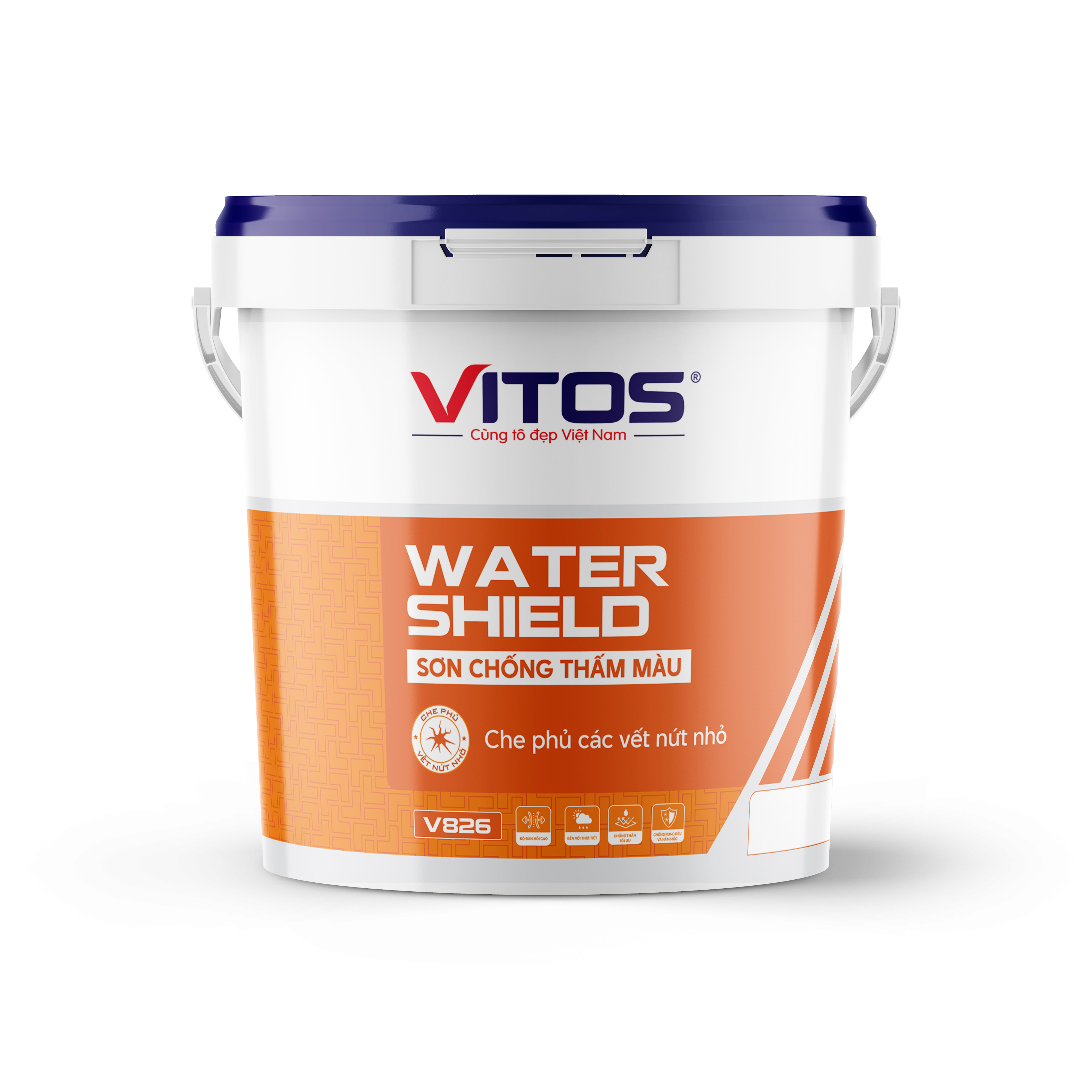 Sơn Vitos, sơn chống thấm màu, chống thấm màu, sơn công trình, sơn dự án