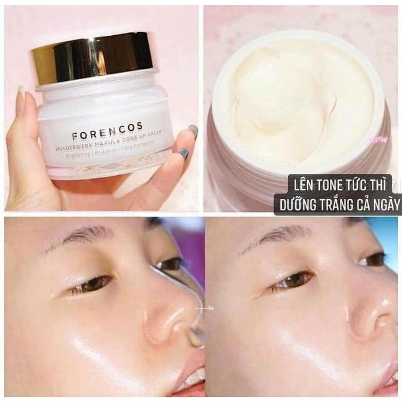 Forencos Wonderwerk Marula Tone Up Cream 50mlKem Dưỡng Trắng Da, Nâng Tông