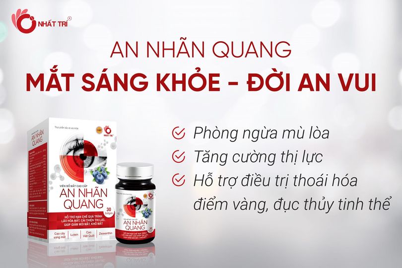 An Nhãn Quang - Viên Uống Hỗ Trợ Giảm Tổn Thương & Nâng Cao Sức Khoẻ Thị Lực 30 viên