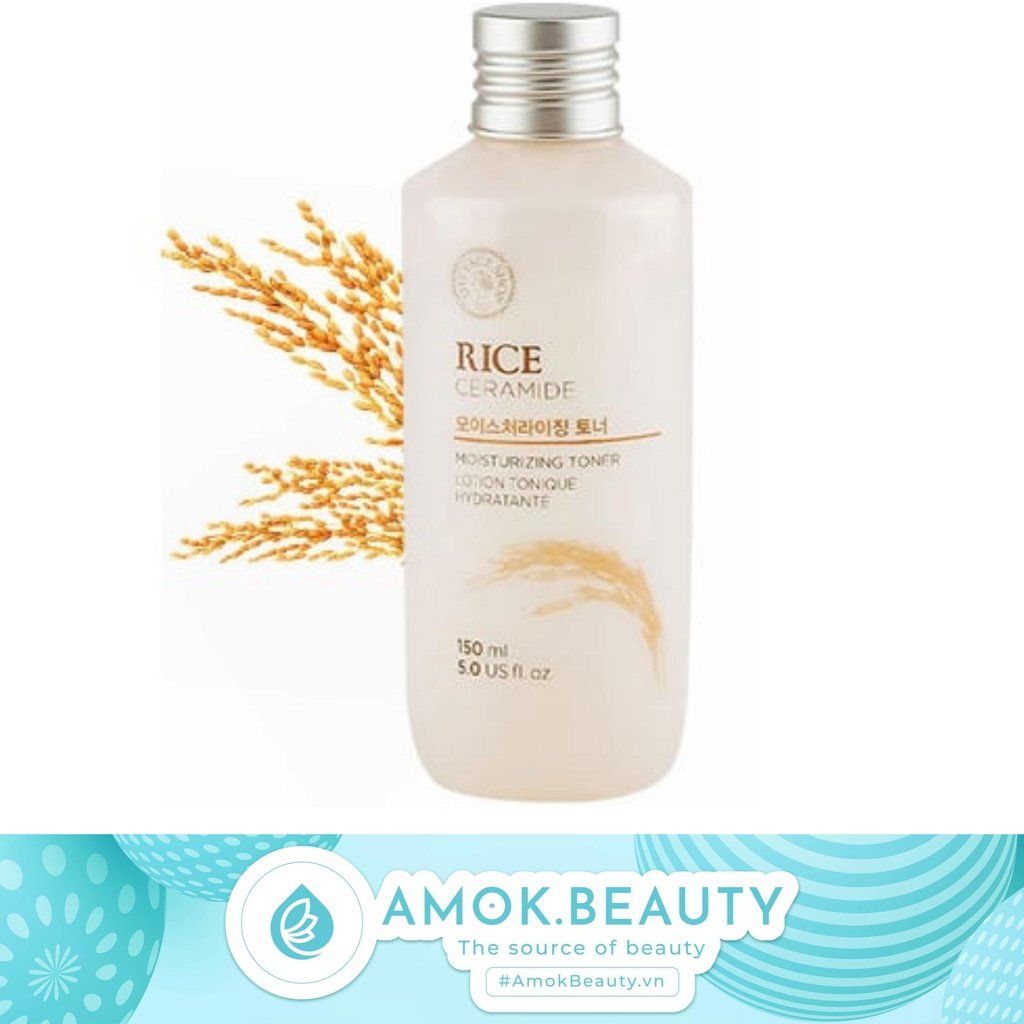 Nước hoa hồng gạo The Face Shop Rice Ceramide Moisturizing Toner 150ml