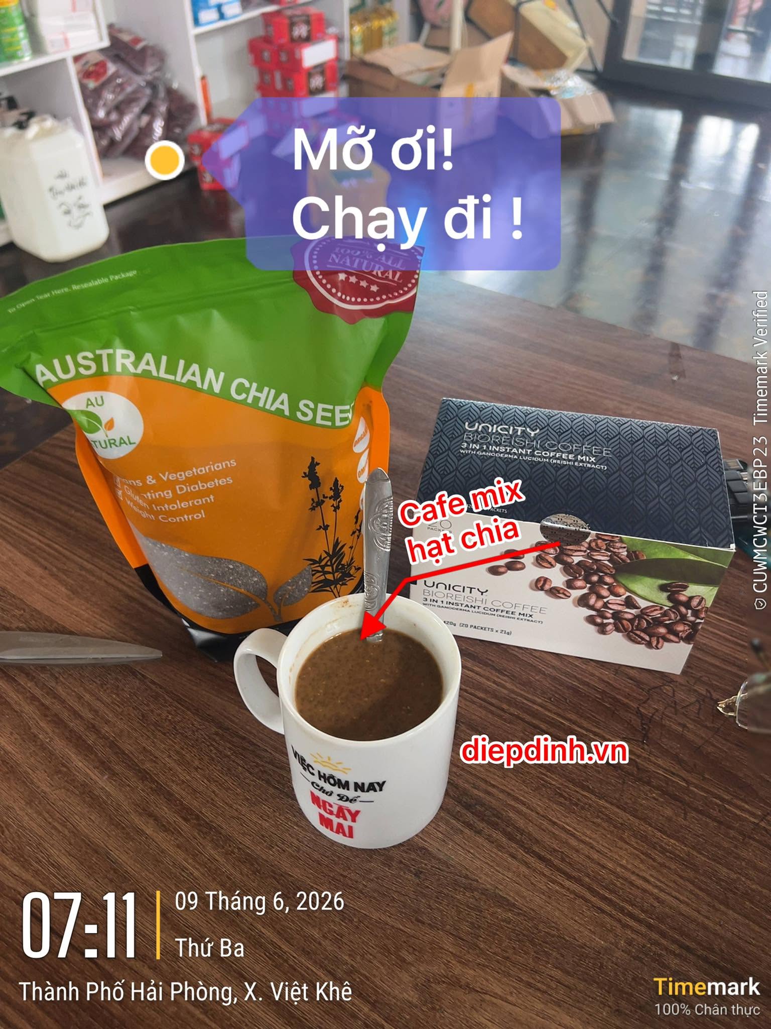 HẠT CHIA HỮU CƠ AU- ÚC- KHÔNG BIẾN ĐỔI GEN - AUSTRALIAN CHIA SEESD 1kg